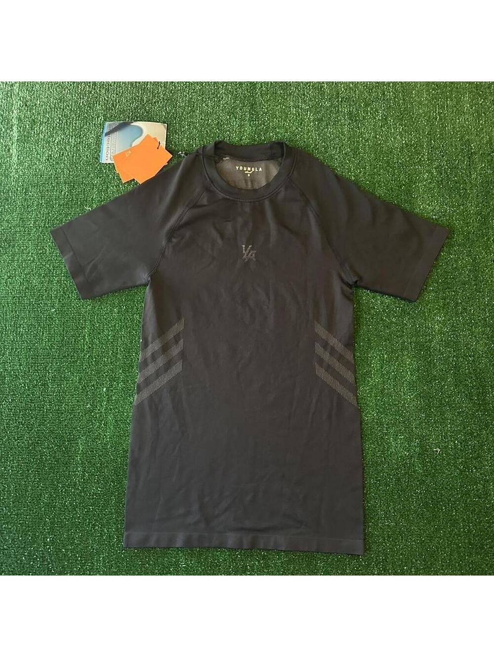 YoungLA black Compression shirt Villian series